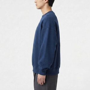 เสื้อสเวตเชิ้ตผู้ชายแบบหนา ผ้าฝ้ายผสมเนื้อนุ่ม สวมใส่สบาย ดีไซน์คอกลม อุ่นสบาย เหมาะสำหรับใส่ลำลองในชีวิตประจำวัน ฤดูหนาว และกิจกรรมกลางแจ้ง - Product Image 3