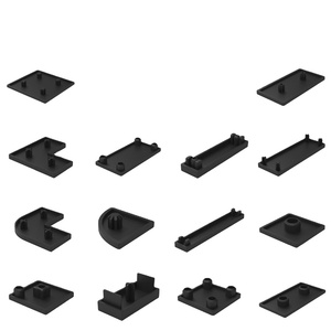 Bouchon d'extrémité en PVC / Lignes de production de capuchons de protection de qualité industrielle / Bouchon d'extrémité anti-poussière robuste pour usage industriel, sac carré noir - Product Image 1