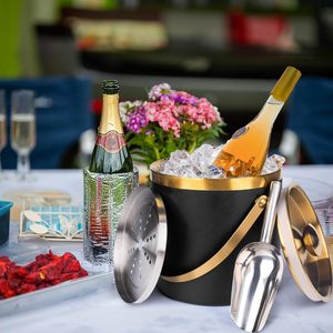 Luxury dining accessory contemporary serve ware cocktail presentation bucket sophisticated hosting decor high end <b>drink</b> station - Product Image 6