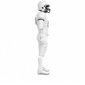 Ensemble d'uniformes de football américain en gros avec logo personnalisé, tissu anti-humidité et aspect professionnel - Product Image 4