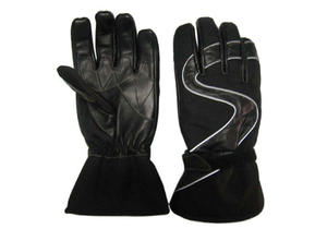 ถุงมือหนังแบบเต็มนิ้ว ระบายอากาศ กันลม กันลื่น เคลือบโพลียูรีเทน สำหรับขี่มอเตอร์ไซค์ แข่งรถวิบาก และกีฬาโมโตครอส - Product Image 4