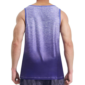 เสื้อกล้ามออกกำลังกายผู้ชาย ดีไซน์ใหม่ คุณภาพสูงสุด ผ้าฝ้าย 100% ระบายอากาศ แห้งเร็ว รับสกรีนโลโก้ตามสั่ง - Product Image 3