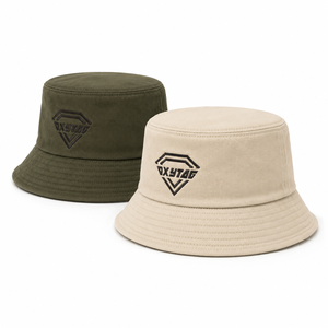 High Quality Custom Made Adjustable 100% Cotton Unisex Bucket Hat Gray <b>Sunscreen</b> for Cycling Casual Daily Home Use Four Seasons - Product Image 3