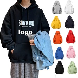เสื้อฮู้ดโอเวอร์ไซส์ สีเขียวล้วน ผ้าโพลีเอสเตอร์เฟรนช์เทอร์รี่ สไตล์ลำลองสำหรับผู้ชาย ใส่ได้ในฤดูใบไม้ร่วง มีกระเป๋า ดีไซน์ทรงปกติ แขนยาว - Product Image 4