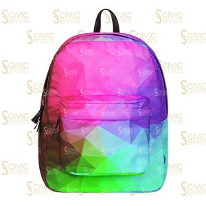 Mochila Personalizada de Diseño Moderno, Unisex, con Cierre de Cremallera, para Uso Diario, con Bolsillo Lateral de Malla, de 20-35L - Product Image 4