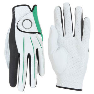 Guantes de Golf Personalizados de Cuero Cabretta, Guantes Deportivos de Alta Calidad con Correa de Muñeca Ajustable y Logotipo Grabado Personalizado - Product Image 1