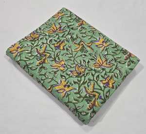 Tela de algodón hecha a mano con estampado de bloques, tela india con estampado de bloques, tela de algodón suave, lista para venta al por mayor a precio de proveedor. - Product Image 5