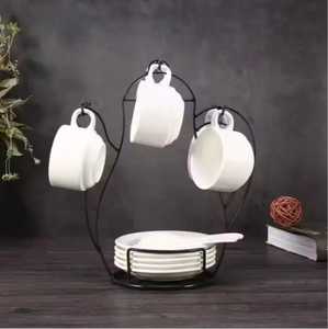 Silver Metal <b>Coat</b> <b>Rack</b> with Round Base and Multiple Arms Modern <b>Standing</b> Organizer for <b>Coats</b> Hats and Bags Durable Design - Product Image 4