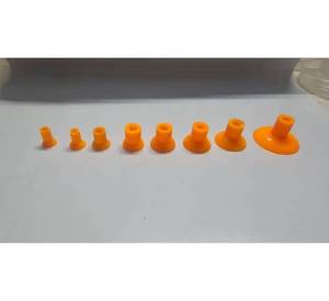 Ensemble d'outils de rodage de soupapes à ventouse en plastique orange, 8 pièces, différentes tailles - Product Image 1