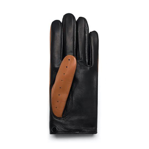Guantes de Conducción Unisex, Transpirables, de Cuero, Palma Negra, Dorso Marrón, Combinación Única, Guantes de Conducción de Alta Calidad - Product Image 6