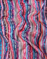 Tissu transparent léger 100% polyester à imprimé floral, 120 GSM, pour robes de mariée, rideaux, décoration intérieure