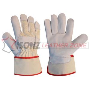 Isonz ถุงมือนิรภัยกันแรงกระแทกสำหรับทำงานถุงมือหนังวัว - Product Image 3