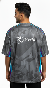 T-shirt surdimensionné à sublimation pour hommes, tendance, décontracté, streetwear, coupe ample, tenue confortable - Product Image 5