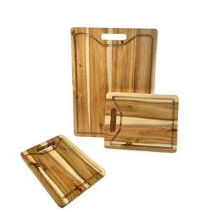 <b>Solid</b> <b>Wood</b> Chopping Block Cutting <b>Board</b> Natural Finish Kitchenware Durable Butcher Block Wooden Cutting <b>Board</b> - Product Image 1