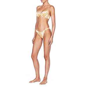 Sophisticated Ruched Bikini Set Figure Flattering <b>Swimsuit</b> Women High Waist Bathing Suit For Elegant Summer Look - Product Image 4