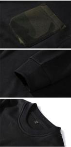 Sudadera de Felpa de Algodón Premium, Tejido Sólido de Invierno, con Logotipo Personalizado en la Parte Delantera, Gruesa, Fabricante OEM - Product Image 6