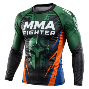 Camiseta de Compresión para Deportes de Contacto (MMA) con Diseño Personalizado 2026, Sublimación, Diseña Tu Propia Ropa Deportiva para Exteriores - Product Image 2