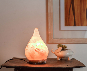 Auténticas Lámparas de Sal del Himalaya Grises, Lámparas de Mesa de Cristal Hechas a Mano Más Vendidas con Personalización de Marca, Directo de Fábrica - Product Image 6
