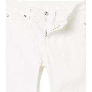 Jean en denim tissé mi-lourd pour homme, coupe droite, taille haute, style décontracté, blanc, pour l'été 2026, en vente en ligne (OEM) - Product Image 2