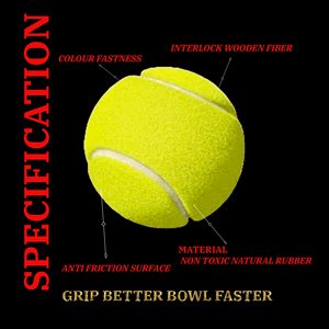 Pelota de Tenis de Alta Calidad Personalizada con Logotipo Promocional para Entrenamiento y Práctica de Cricket, de Caucho Natural, Alto Rebote y Duradera - Product Image 3