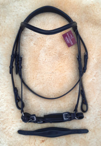 Cómoda brida de cuero de caballo de alta calidad con banda para la nariz acolchada suave Productos para caballos - Product Image 4