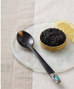 Ensemble de 3 cuillères à salade en corne naturelle d'abalone, résistantes à la chaleur, pour mariage, cuisine, salle à manger, hôtel et restaurant - Product Image 5
