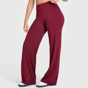 Women's <b>Flare</b> Yoga <b>Leggings</b> High Waist Gym Workout Pants Private Label Activewear Manufacturer - Product Image 1