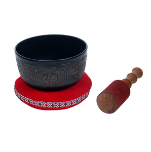 Bol chantant tibétain antique pour la purification des chakras, l'équilibrage, la guérison, les thérapies par vibration sonore, vente en gros à prix avantageux - Product Image 3
