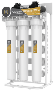 ระบบกรองน้ำ RO แบบเคลื่อนที่ Mobile Nano Skid 50 ลิตรต่อชั่วโมง ฝาครอบแบบไร้รอยต่อ ผลิตจากพลาสติก PP บริสุทธิ์ 100% ป้องกันการรั่วซึม รองรับน้ำหนักได้ถึง 15 กิโลกรัม ฝาปิดท้ายตัวเครื่องทำจากพลาสติกเมมเบรน - Product Image 2