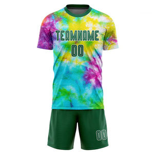 Uniforme de Fútbol de Alto Rendimiento, Personalizado con Nombre de Equipo, Manga Corta, Logotipo Frontal Impreso, Transpirable, para Deportes de Equipo, Agilidad, Ventilación y Resistencia - Product Image 5