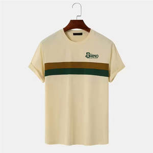 Camiseta Casual para Hombre de Alta Calidad, Cómoda y Transpirable, 100% Algodón, Cuello Redondo, Corte Regular, Hecha en Pakistán - Product Image 1