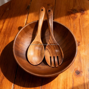 Tazón de Madera de Mango Ecológico, Hecho a Mano, de la Mejor Calidad, Vajilla Decorativa Natural para Servir, Exportación - Product Image 1