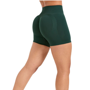 Shorts Deportivos de Cintura Alta para Mujer, Sin Costuras, Elásticos, para Yoga, Gimnasio, Fitness, Running, Ropa Deportiva Transpirable y Cómoda - Product Image 2