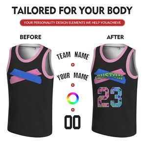 Camisetas de Baloncesto Ligeras Personalizadas con Transferencia de Calor, Poliéster Duradero, Transpirable, de Secado Rápido, Protección UV, Tallas Grandes para Adultos - Product Image 5