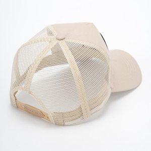 Unisex Mesh Trucker <b>Cap</b> 5-Panel Solid Color Striped/Dot Adjustable Back Closure 6-Panel Casual Style Spring Summer Wear - Product Image 4