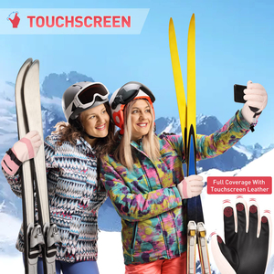 Guantes de esquí resistentes para invierno, impermeables y transpirables, con diseño aislante para un rendimiento óptimo en deportes de nieve. - Product Image 5