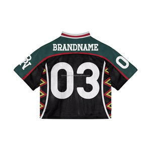 เสื้อเบสบอลพิมพ์ลายดาวเปลวไฟเสื้อฟุตบอลแบบซับลิเมชันสำหรับผู้ชายและผู้หญิงอเมริกันออกแบบได้ตามต้องการ - Product Image 5