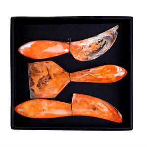 Elegante Juego de Herramientas para Queso Europeo Multicolor y Ecológico, para Uso en Restaurantes, Cuchillos para Queso de Resina para Mesa de Desayuno - Product Image 1