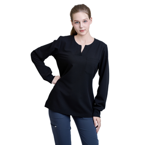 NOUVEAU STYLE ensembles d'uniformes grande taille infirmière hôpital manches longues, court doux et extensible unisexe/femmes/hommes-OEM/ODM - Product Image 1