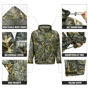 Customized High Quality Soft <b>Shell</b> Winter Unisex Hunting Jacket Outdoor Duck Oven Camouflage Hunting Clothes - Product Image 3