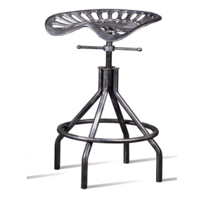 Ghế Ngồi Máy Kéo Nhà Nông Nghiệp Mộc Mạc Thiết Kế Cổ Điển Mới Tốt Nhất Ghế Quầy Bar Có Thể Điều Chỉnh Độ Cao Ghế Xoay Bằng Gang Đúc - Product Image 3