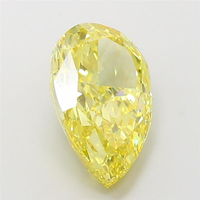 Diamante Suelto IGI Certificado, Color Amarillo Intenso, Excelente Brillo para Joyería, Alta Calidad, Cultivado en Laboratorio, Alto Brillo, Tipo CVD 2A