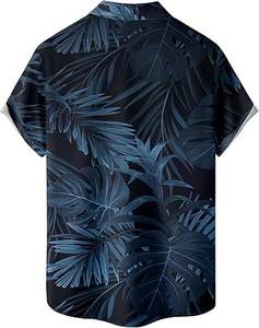 Conjunto de Camisa Hawaiana de Diseño Personalizado para Hombre, Transpirable, de Secado Rápido, Estilo Safari de Manga Corta para Verano, 100% Poliéster Franela - Product Image 5