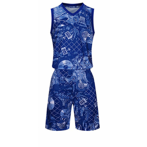 Uniforme de Baloncesto OEM Personalizado con Logotipo, Nombre y Número, Manga Corta, Cuello en V, Tallas Grandes, Verano, para Ligas, Torneos, Deportes de Equipo, Academia - Product Image 1