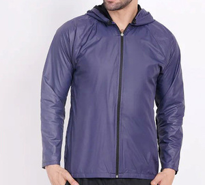 Veste coupe-vent imperméable à fermeture éclair avec logo personnalisé pour hommes - Veste de pêche en plein air, séchage rapide, respirante, UPF 35, écologique, de haute qualité - Product Image 1