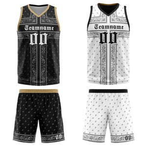 Camiseta de Baloncesto Personalizada de Doble Cara, Conjunto de Equipo Sublimado, Ropa de Baloncesto de Secado Rápido y Transpirable para Adultos y Niños - Product Image 1