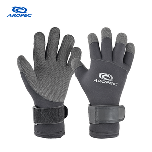 Aropec 2026 Nuevos Guantes de Buceo de Neopreno y Kevlar de 3mm/5mm con Palma y Dedos Reforzados, Correa de Muñeca Ajustable - OEM/ODM/OBM - Product Image 1