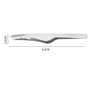 Pinzas para Cejas de Acero Inoxidable KAAMIR INSTRUMENTS KI-ET-287 OEM de Primera Calidad, Punta Puntiaguda, Ligeras, Reutilizables y Ecológicas - Product Image 3
