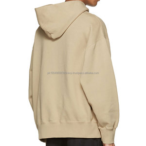 Sweat-shirts à capuche oversize pour hommes en gros, épaules tombantes, haute qualité, 100% coton, sweat-shirt uni personnalisé - Product Image 2