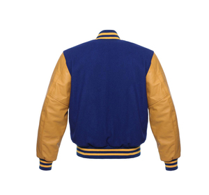Comfortable Solid Customized Color Plus Size Varsity Jacket <b>Men</b> High Quality Wool Body Leather Sleeves Varsity Jacket for <b>Men</b> - Product Image 3